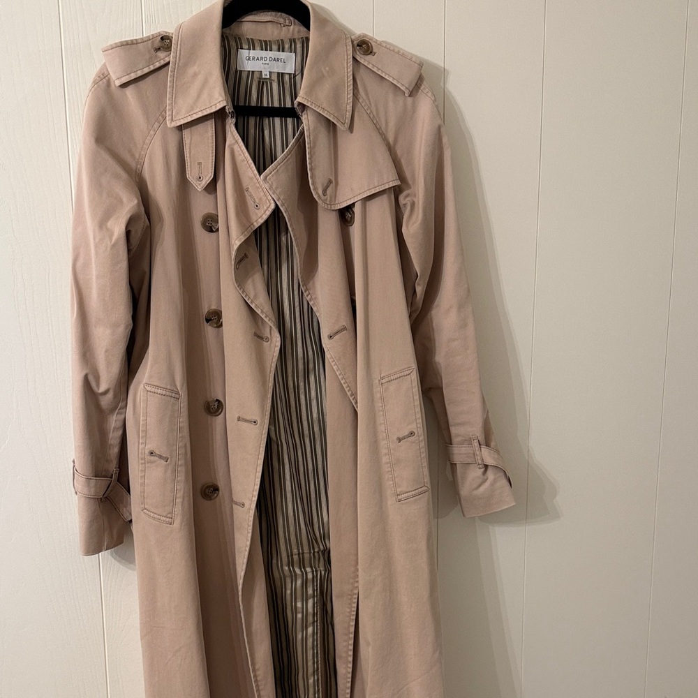 Gerard Darel Light Tan Trench Coat